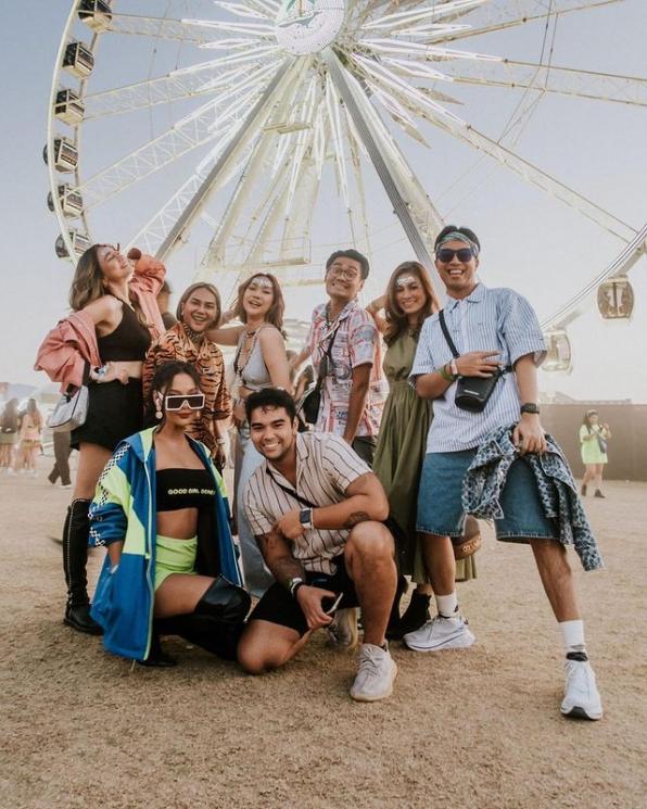 Gaya Kece Luna Maya Nonton Coachella.(Instagram/@lunamaya)