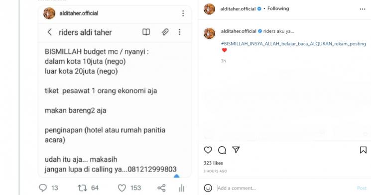 Riders Aldi Taher. (Instagram/alditaher.official)