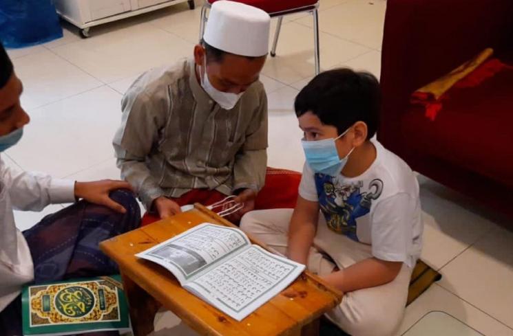 Potret Rafathar Masuk Pesantren (instagram/@bayt.alquran)
