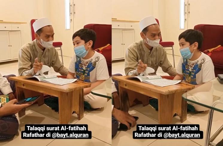 Potret Rafathar Masuk Pesantren (instagram/@bayt.alquran)