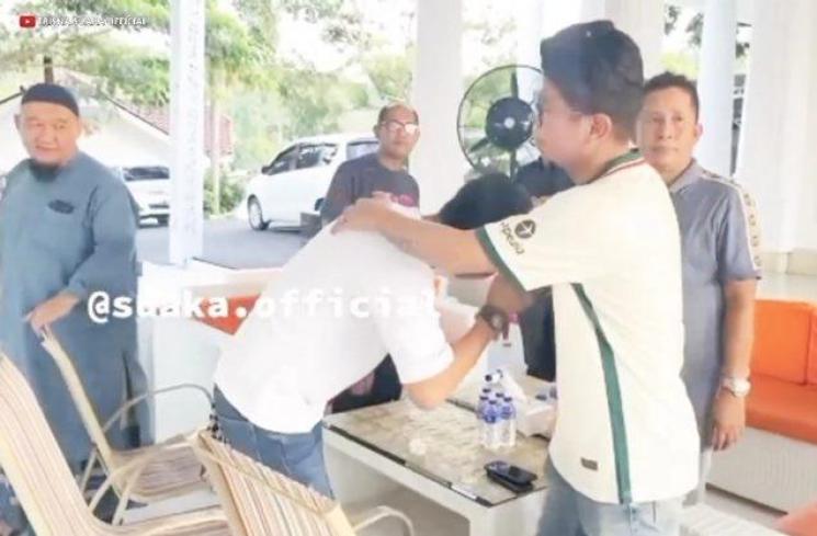 Momen Tri Suaka dan Andika Kangen Band Ketemu di Lampung (YouTube/TRISNA suaka official)