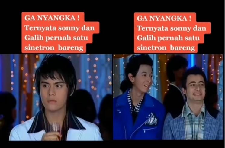 Dialog Sonny Septian saat main sinetron bareng Galih Ginanjar mendadak viral. (TikTok/gpo2237)