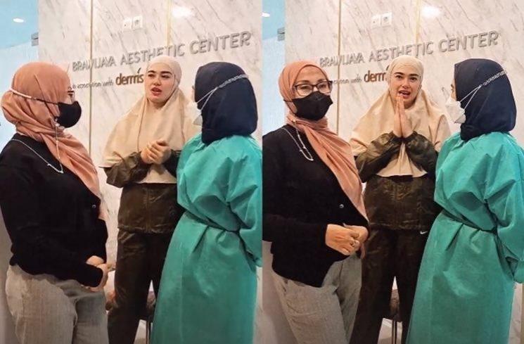 Potret Catherine Wilson Berhijab Sepulang Umrah (instagram/@cathrinewilson)