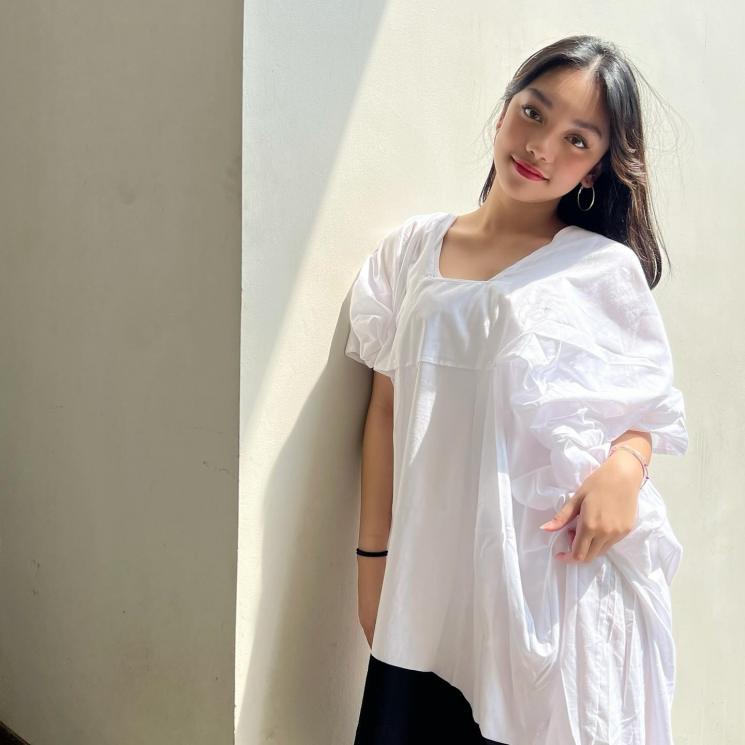 Gaya Anak Artis Rayakan Lebaran (Instagram/@naura.ayu)