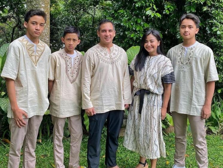 Artis Temani Pasangan Lebaran Meski Beda Agama (Instagram/@amaranggana)