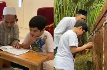 11 Potret Kenangan Rafathar Selama di Pesantren, Belajar Ngaji hingga Bahasa Arab