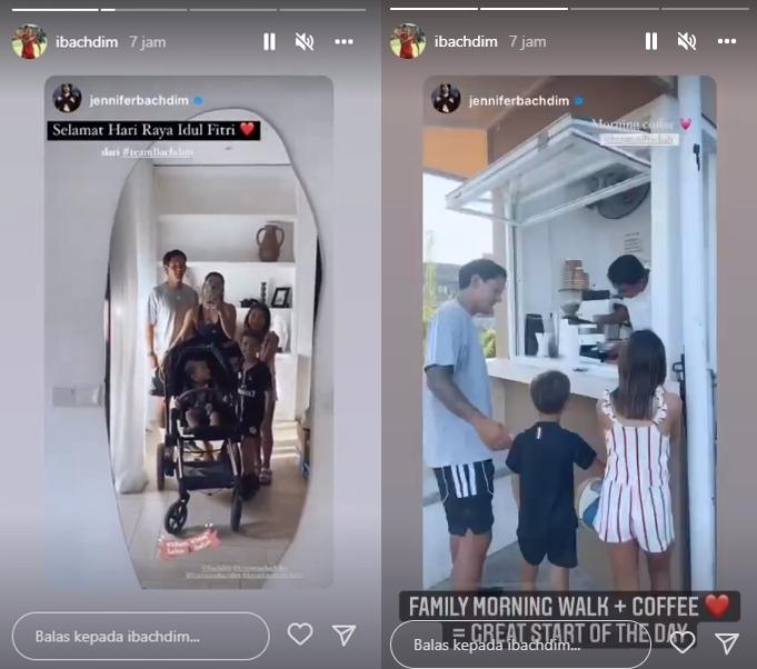 Artis Temani Pasangan Lebaran Meski Beda Agama (Instagram/@ibachdim)