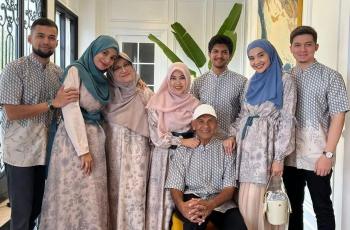 7 Artis Lebaran Bareng Mantan, Rachel Vennya dan Okin Pakai Seragam Keluarga