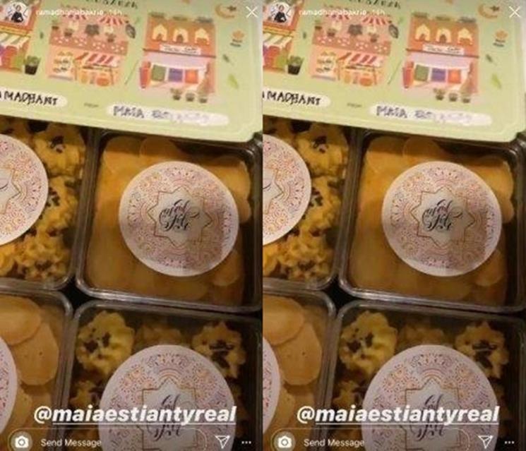 Hampers Lebaran Seleb (Instagram/@ramadhaniabakrie)
