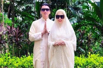 7 Potret Syahrini dan Reino Barack Lebaran di Singapura, Jauh dari Keluarga