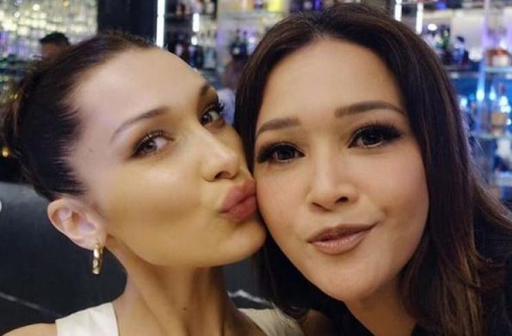 Artis Indonesia Akrab dengan Seleb Dunia. (Instagram/@maiaestiantyreal)