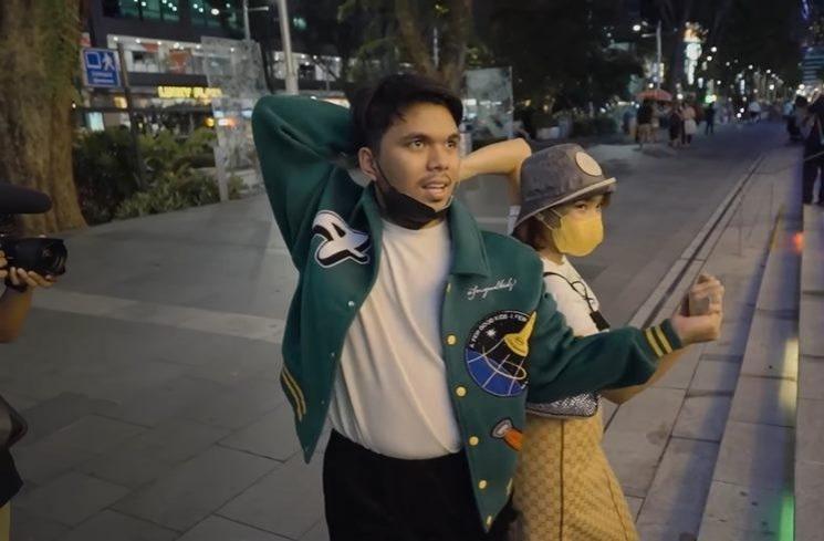 Momen Fuji Susul Thariq Halilintar ke Singapura. (YouTube/fuji an)
