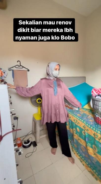 Kamar Tidur ART Artis. (Instagram/@tya_ariestya)