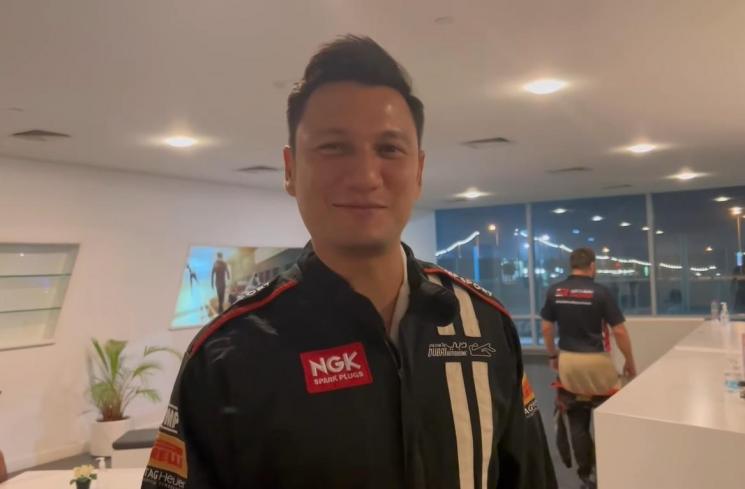 Momen Christian Sugiono Naik Mobil F1 (YouTube/Titi dan Tian)