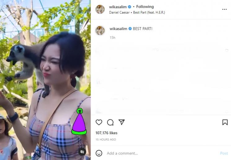 Wika Salim. (Instagram/wikasalim)