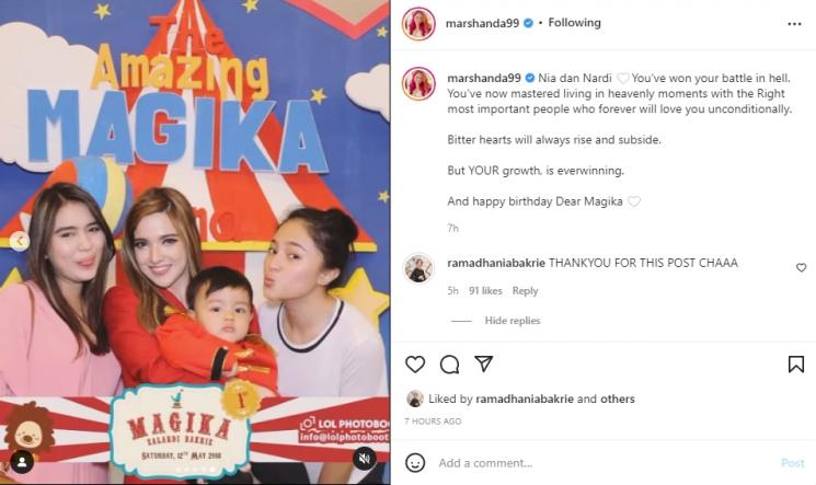 Persahabatan Nia Ramadhani dan Marshanda. [Instagram/marshanda99]