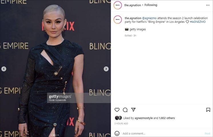 Agnez Mo hadir di acara beken Hollywood. (Instagram/@the.agnation)