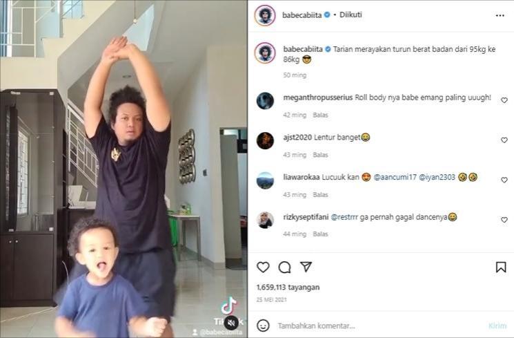 Potret Babe Cabita Momong Anak (instagram/@babecabiita)