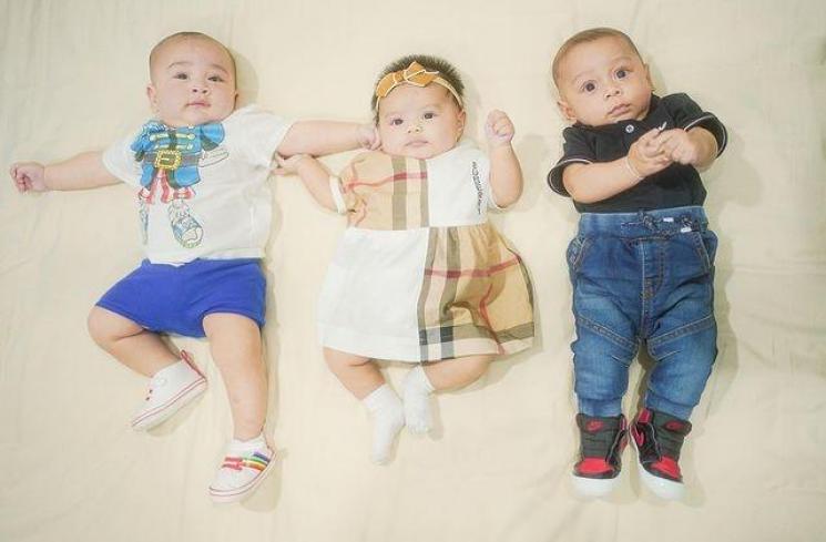 Momen Playdate Rayyanza, Ameena, dan Baby Leslar 