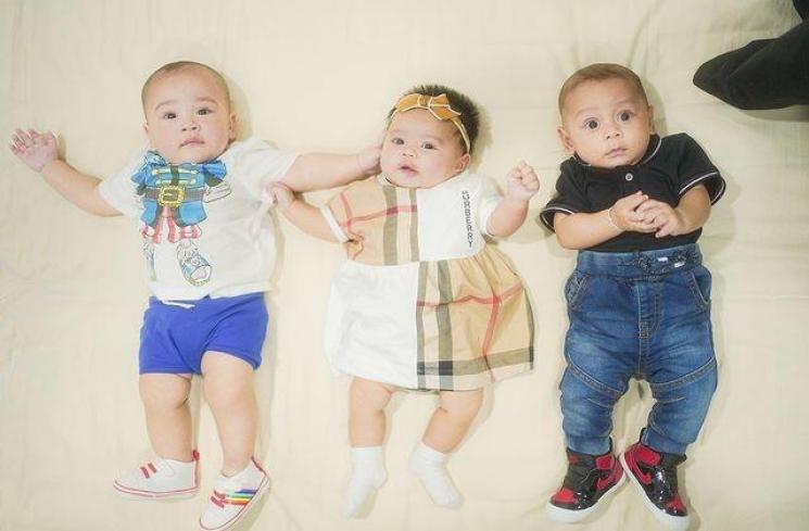 Momen Playdate Rayyanza, Ameena, dan Baby Leslar 