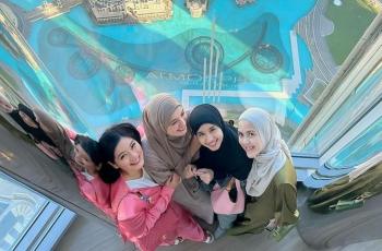 8 Potret Titi Kamal Hangout Bareng Shireen Sungkar dan Laudya Cynthia Bella di Dubai, Reuni Dadakan!