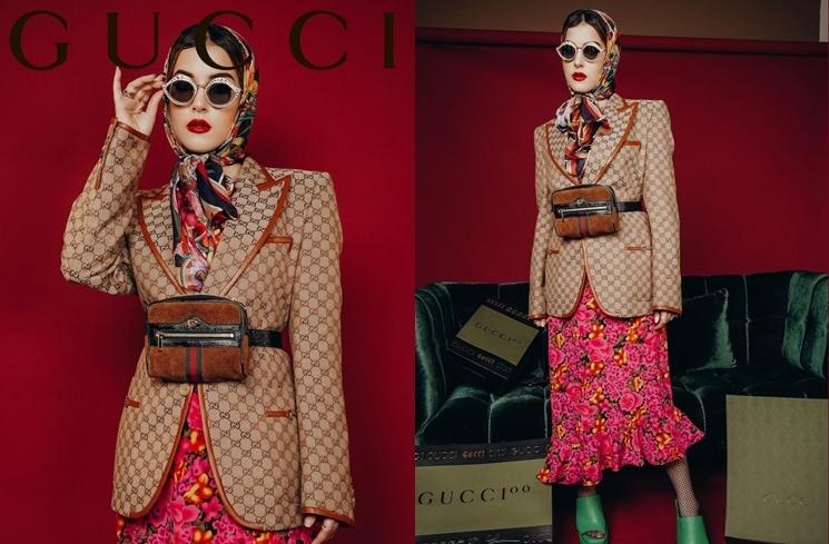Artis Ikut Gucci Model Challenge (instagram/tasyafarasya)