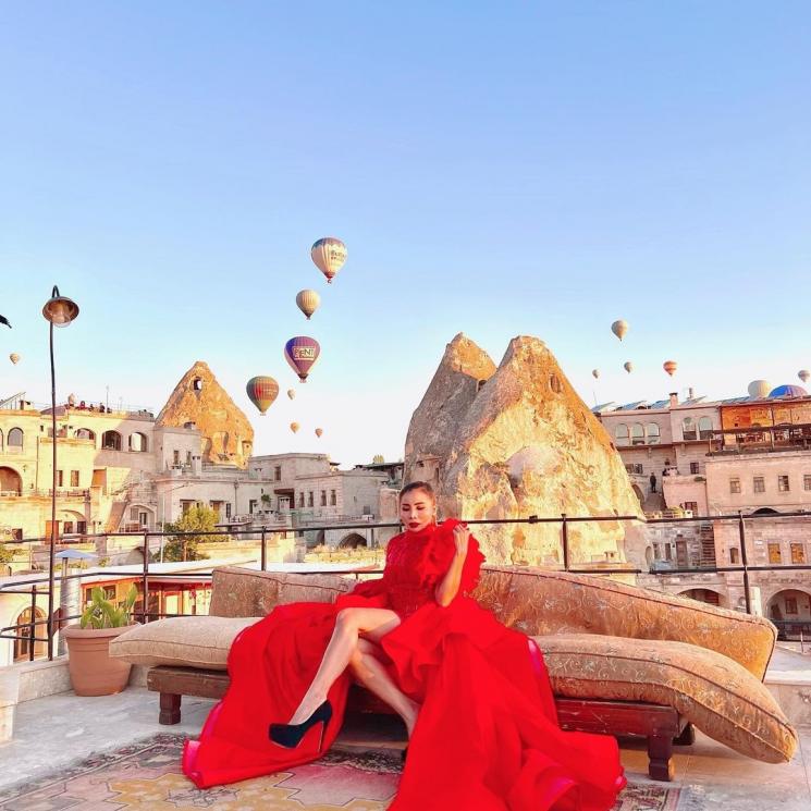 Potret Eva Belisima Mantan Kiwil Liburan di Cappadocia Turki (instagram/eva_belisima)
