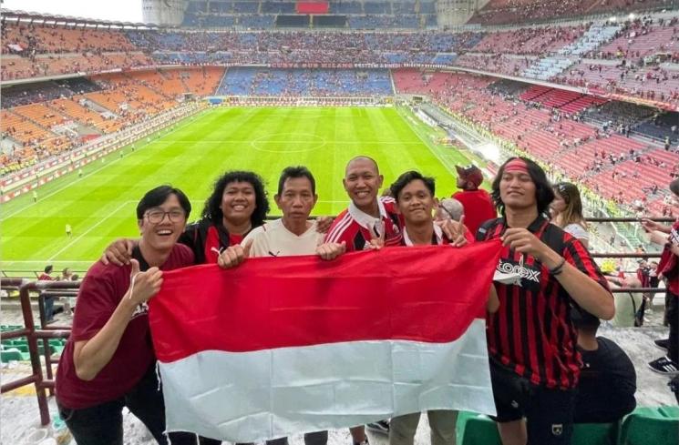 Potret Marshel Widianto di Milan (instagram/@milanistiorid)