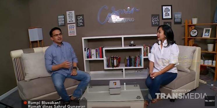 Rumah Dinas Sahrul Gunawan. (YouTube/TRANSTV Official)