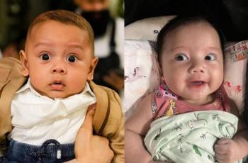 9 Potret Gemas Bayi Artis Saat Melotot, Imutnya Kebangetan