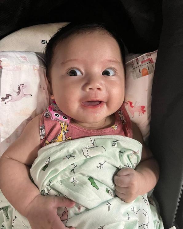 Potret Gemas Bayi Artis Saat Melotot(Instagram/@babybible911)