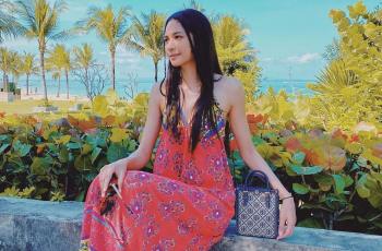7 Potret Mikha Tambayong Liburan di Bali, Body Goals Disorot