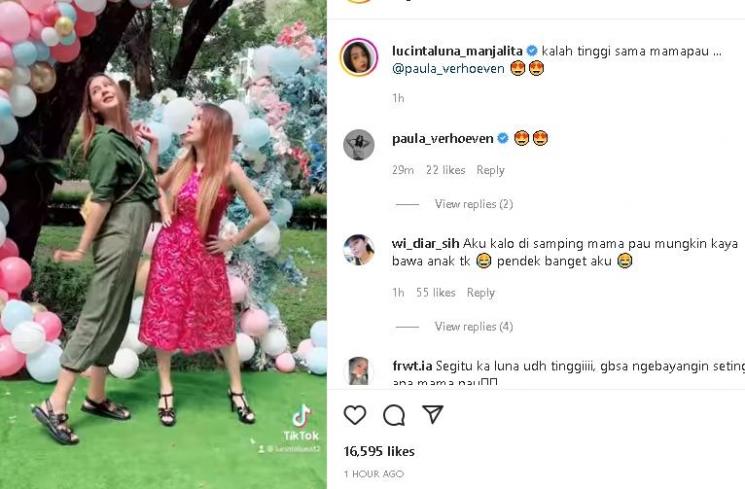 Lucinta Luna dan Paula Verhoeven (instagram)