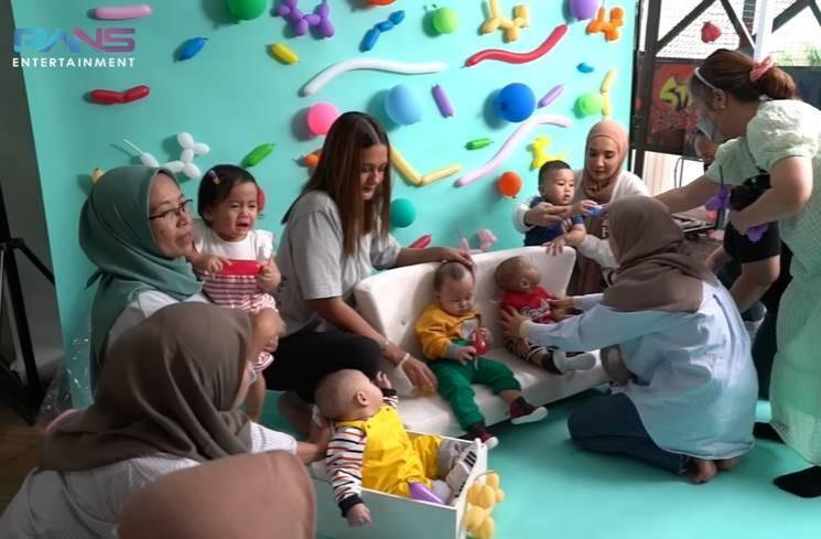 Momen pemotretan Bayi Sultan (YouTube/Rans Entertainment)