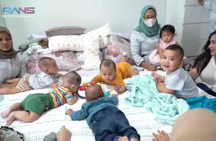 Momen pemotretan Bayi Sultan (YouTube/Rans Entertainment)