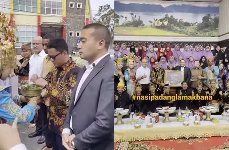 Momen Arief Muhammad Dinobatkan Jadi Duta Nasi Padang (Instagram/ariefmuhammad)