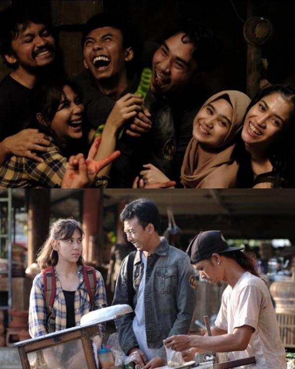 Momen Seru Para Pemain KKN di Desa Penari. (Instagram/fajar_nugra)
