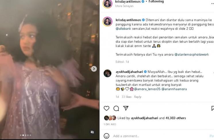 Amora Lemos dan Krisdayanti (instagram)