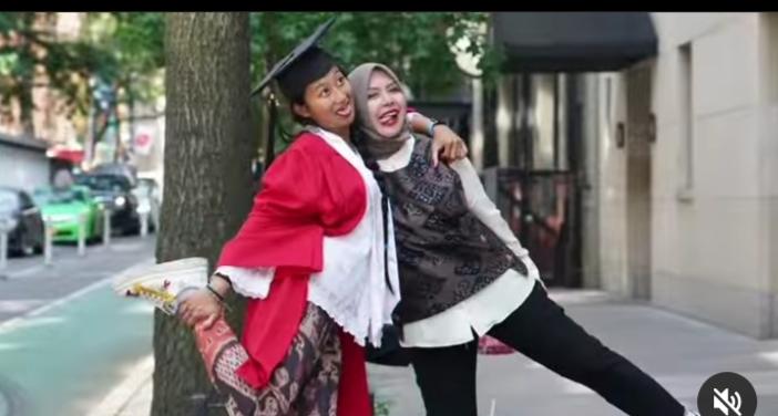 Potret Wisuda Amyra Anak Sandiaga Uno (Instagram/nurasiauno/sandiuno)
