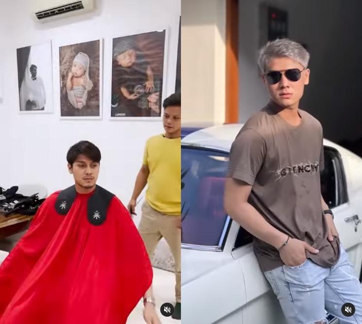 Pesona Rizky Billar Berambut Silver Gray (instagram/rizkybillar)