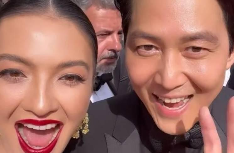 Gaya Raline Shah di Festival Film Cannes 2022. (Instagram/@ralineshah)