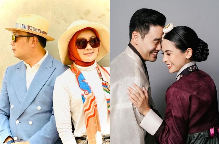 Adu Gaya Ridwan Kamil dan Jesse Choi. (Instagram/ataliapr/maudyayunda)