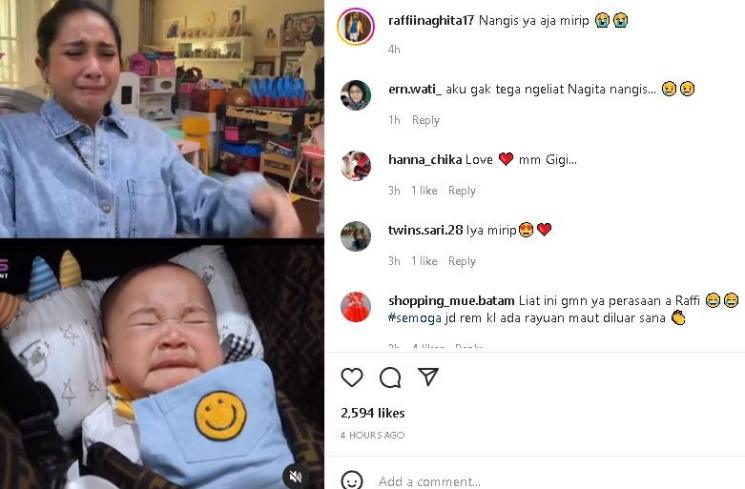 Nagita Slavina dan Rayyanza (instagram/@raffiinaghita17)