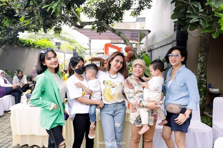 Potret Gala Sky ke Pesta Ultah Teman (instagram/dewizuhriati)