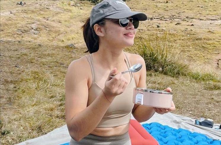 Momen Angela Gilsha Naik Gunung(Instagram/@angelgilsha)