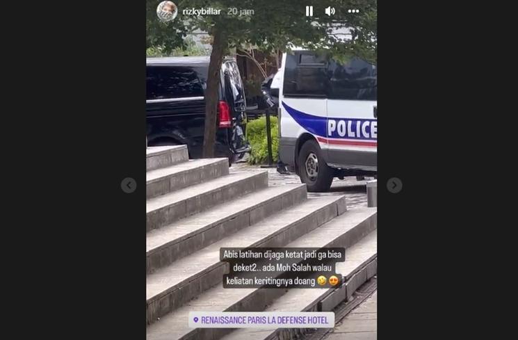 Momen Rizky Billar Nonton Liga Champions di Paris (Instagram/rizkybillar)