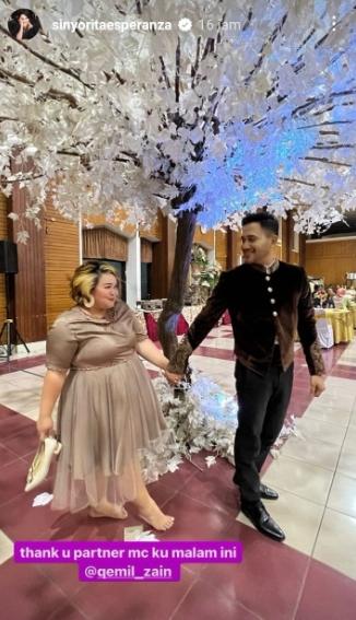 Potret Tamu Artis di Nikahan Juliana Moechtar. (Instagram/sinyoritaesperanza)