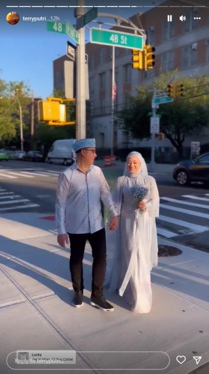 Momen Pernikahan Terry Putri di New York. (Instagram/@terryputri)