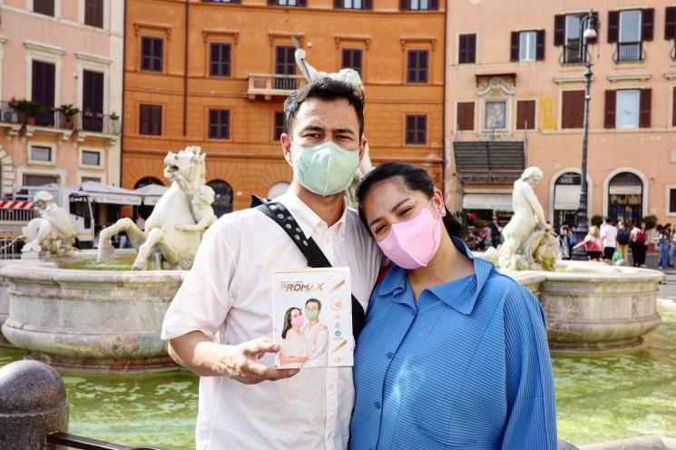 Gaya Raffi Ahmad dan Nagita Slavina keliling Eropa. (Instagram/raffinagita1717)