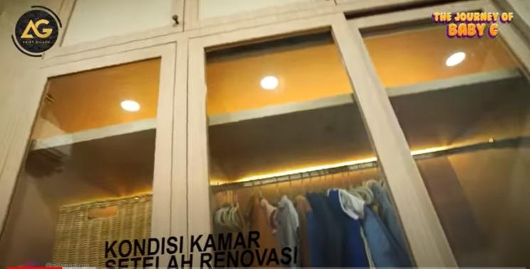 Kamar Baby G Anak Adiezty Fersa dan Gilang Dirga. (YouTube/Adiez Gilang)
